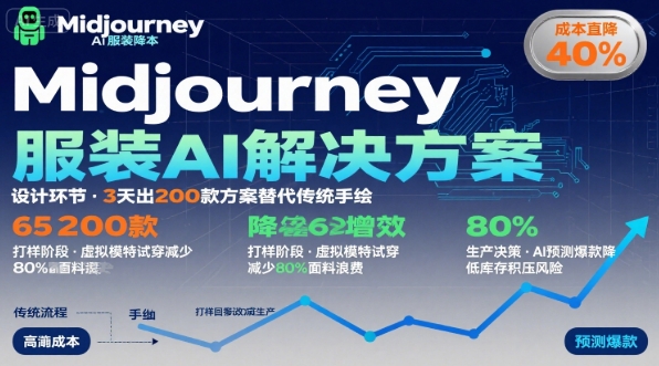 AI在服装领域的运用，使用midjourney做服装辅助企业降低成本-网创资源总站