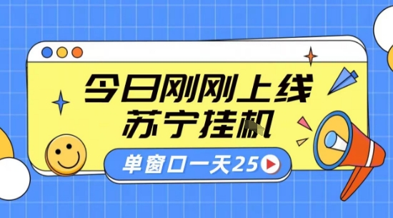 苏宁全自动采集挂G项目 稳定可批量 单窗口收益30+ 附教程【揭秘】-网创资源总站