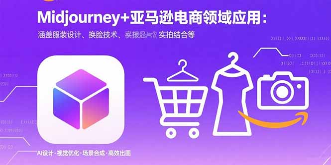 Midjourney+电商领域商业应用：涵盖服装设计、换脸技术、实拍结合等-网创资源总站