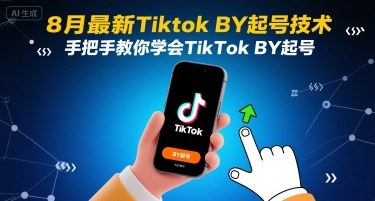 8月最新Tiktok搬运起号技术，手把手教你学会TikTok搬运起号-网创资源总站