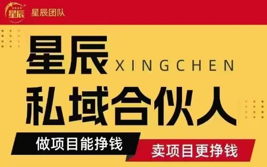 全网首发星辰私域项目合集，最新实操玩法，短期快速实现变现-网创资源总站