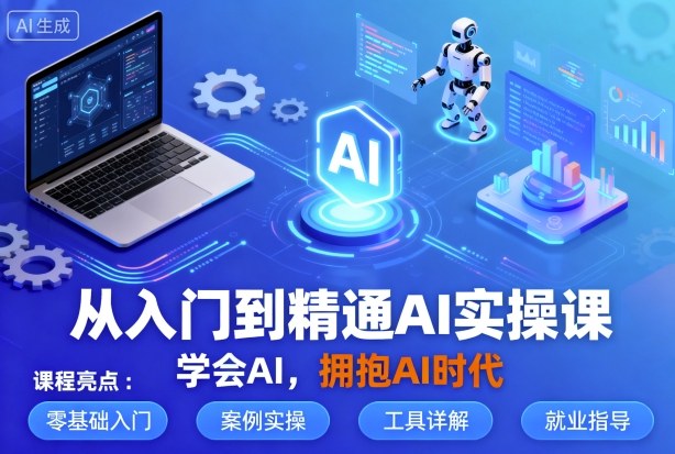 从入门到精通AI实操课，学会AI，拥抱AI时代-网创资源总站
