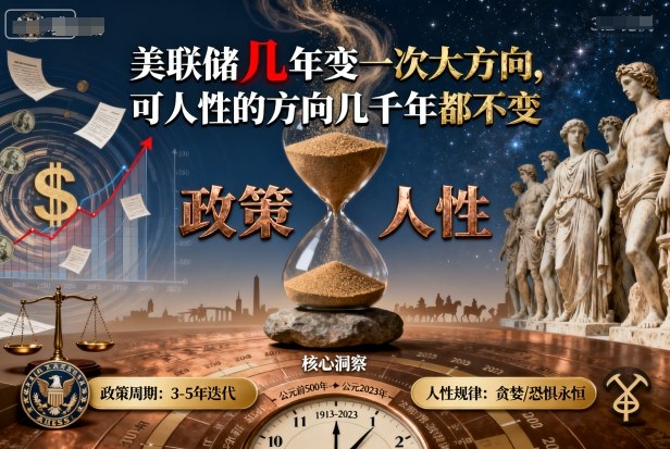 付费文章：美联储几年变一次大方向，可人性的方向几千年都不变-网创资源总站