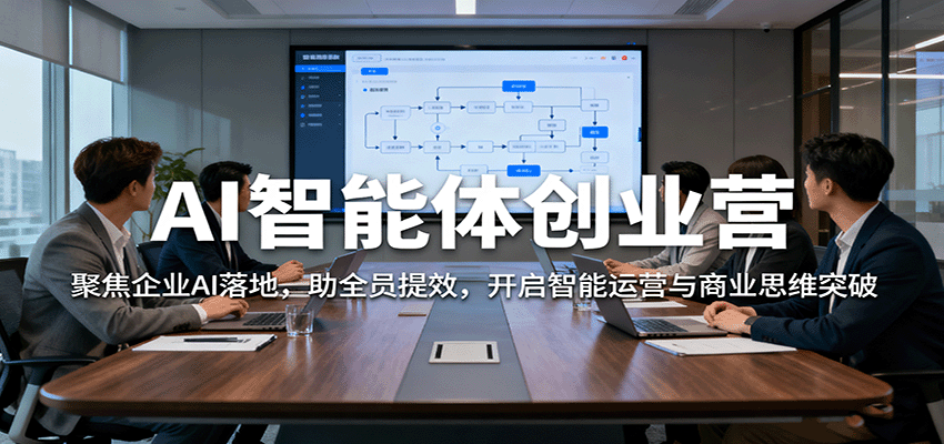 AI智能体创业营：聚焦企业AI落地，助全员提效，开启智能运营与商业思维突破-网创资源总站
