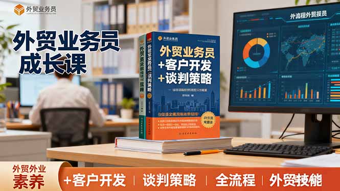 外贸业务员成长课：职业素养+客户开发+谈判策略、掌握全流程外贸技能-网创资源总站